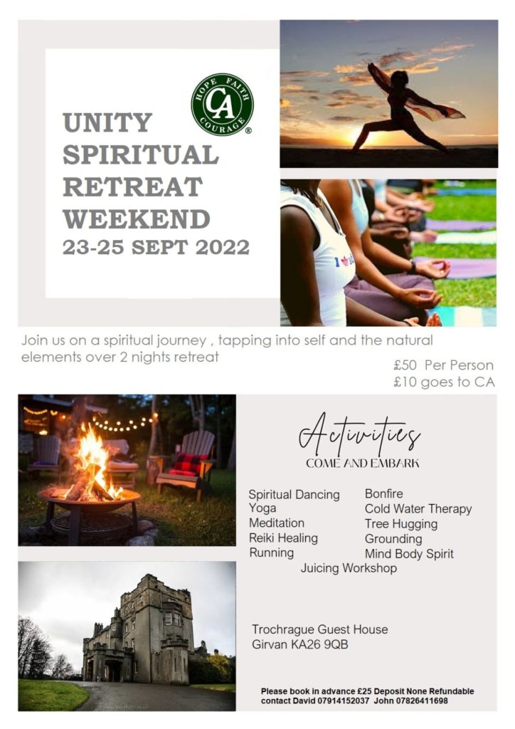 CA Unity Spiritual Retreat Weekend 2022